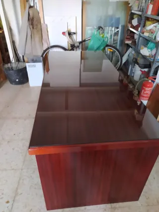 Mesa de despacho/oficina de madera