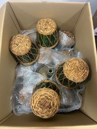 Conjunto 30 damajuanas antiguas para plifixola