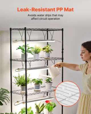 Scaffale per Piante Fai da Te Luci di Coltivazione