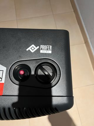 Estufa de Gas PROFER Negra y Gris