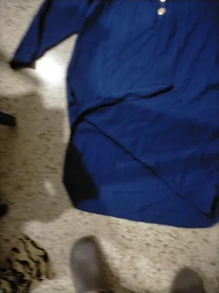 Vestido azul talla única