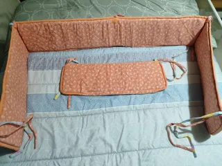 Chichonera y colcha cuna bebé