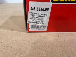 Scalextric Bugatti Tyco Club Scalextric 97