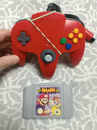 Mando y Juego Super Smash Bros. N64