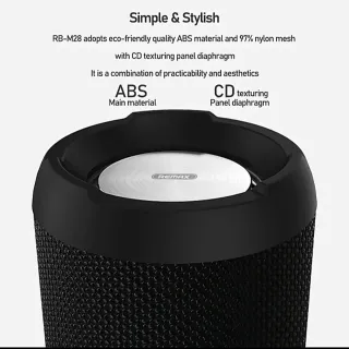 Pareja Altavoces Bluetooth RB-M28 Negro Portables.