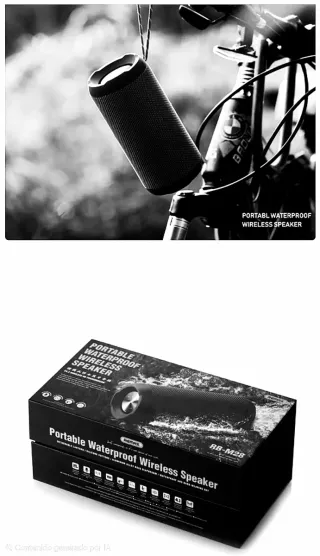 Pareja Altavoces Bluetooth RB-M28 Negro Portables.