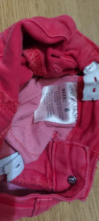 Pantalón corto vaquero niña talla 6.