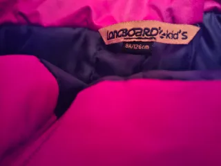 Conjunto Nieve Niña Rosa Talla 8-12