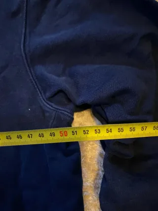 Sudadera Adidas con cremallera azul