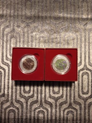 Austria 18 Monedas 25€ Plata Proof. Opción Parcial