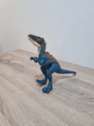 Dinosaurio azul de juguete