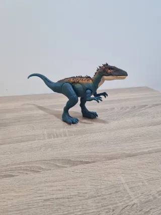 Dinosaurio azul de juguete