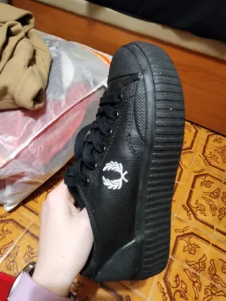 Zapatillas Fred Perry Talla 36 Negras