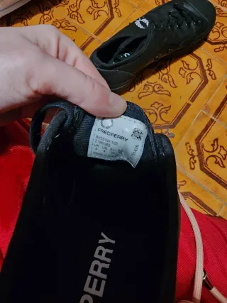 Zapatillas Fred Perry Talla 36 Negras