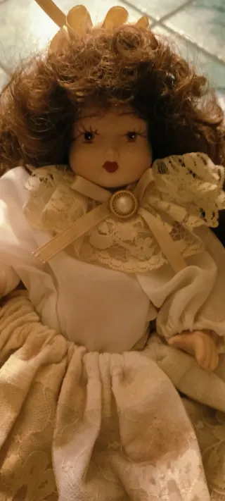 Bambola vintage porcellana anni '70