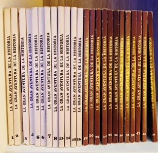 Lote 24 cómics La gran aventura de la historia
