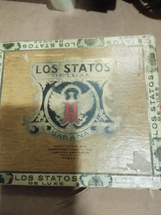 Caja de puros antigua Los Estados