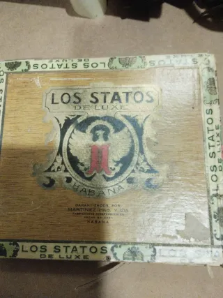 Caja de puros antigua Los Estados