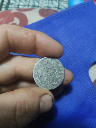 2 Reales 1775 Carlos III Moneda Antigua