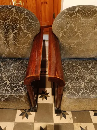 Lote de sofás y sillas