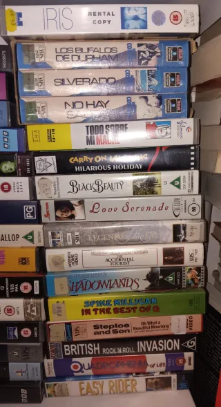 Lote m Películas VHS Clásicas