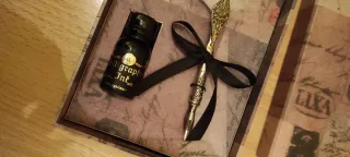 Pluma de escritura con tinta