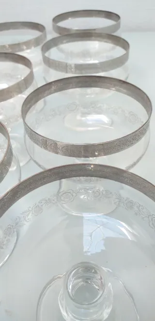 7 Copas de Champán Medici, Murano