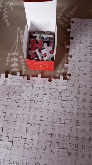 Puzzle Calendario Adviento Navideño 1000 Piezas