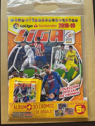Álbum + 5 Sobres Liga Este 18/19 sin abrir