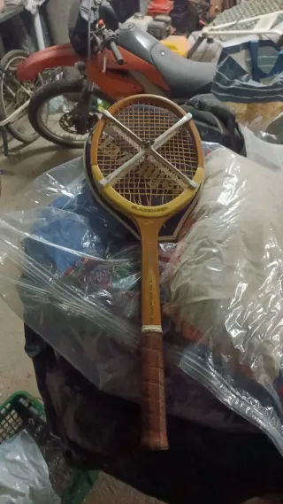 Raqueta de tenis vintage Slazenger