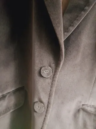 Blazer Terciopelo Mujer Marrón Chocolate