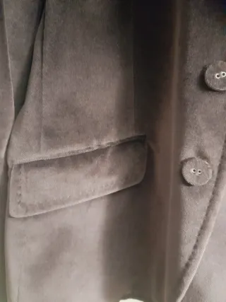 Blazer Terciopelo Mujer Marrón Chocolate