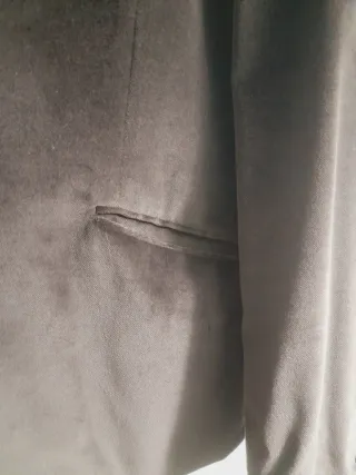 Blazer Terciopelo Mujer Marrón Chocolate