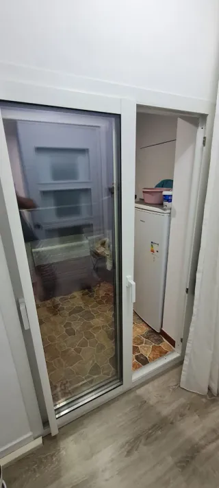 Puerta Balconera PVC Blanca