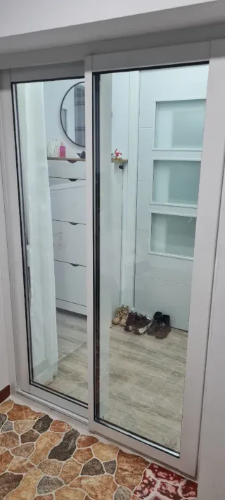 Puerta Balconera PVC Blanca