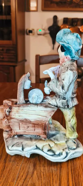 Statua Porcellana Di Capodimonte H=30 Cm E 20