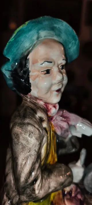 Statua Porcellana Di Capodimonte H=30 Cm E 20