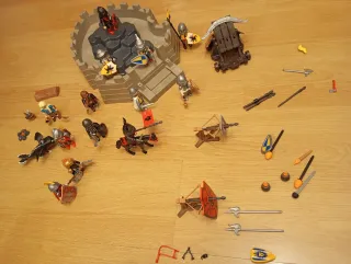 Fortaleza Playmobil con Figuras y Accesorios.