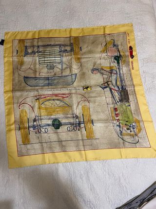 Foulard Ferrari 125 S 1947 pura seta