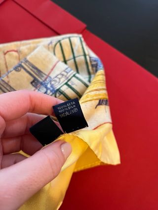 Foulard Ferrari 125 S 1947 pura seta