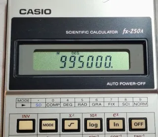 Calculadora Científica Casio fx-250A