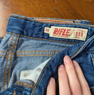 Jeans donna Rifle blu taglia M/38