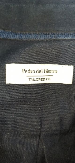 Camisa Pedro de Hierro Azul Marino Talla M