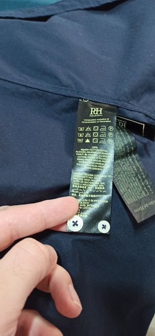 Camisa Pedro de Hierro Azul Marino Talla M