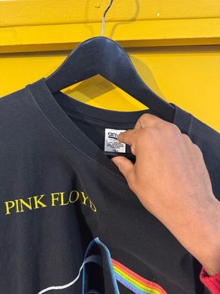 Camiseta Pink Floyd Negra Vintage