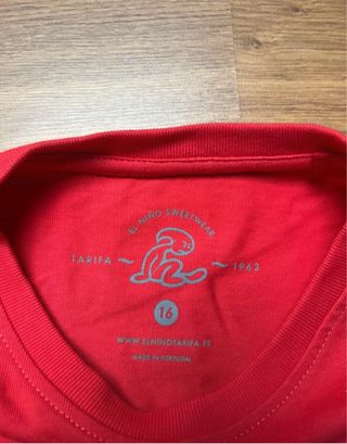 Camiseta El Niño Roja talla 16