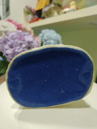 Figura porcelana alemana pareja música 70s