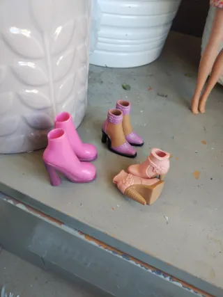 Scarpe bambola rosa e viola Winx