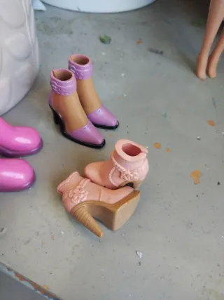 Scarpe bambola rosa e viola Winx