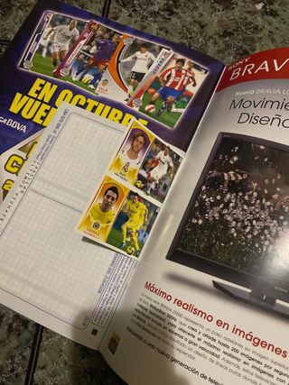 Álbum cromos Liga BBVA 2009/10